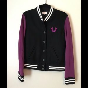 True Religion Letterman Jacket
